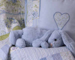 Baby Blankets, cot quilts, gifts- Runny Babbits Unique Nursery sets