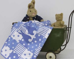 Big-Bo-and-Baby-Darcy-with-Runny-Babbits-lined-blanket-B000111