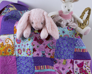 Cool-for-Purple-Cats-Patchwork-cot-Quilt