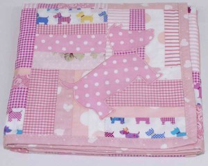 Walkies-Pink-patchwork-blanket-folded-B000106