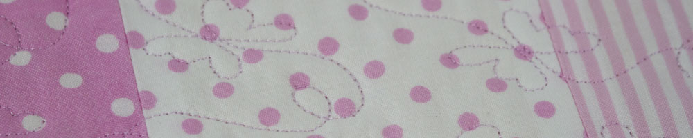 About patchwork & quilting - machine quilting example