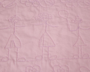 Happy-Days-Pink-cot-Quilt-detail-6