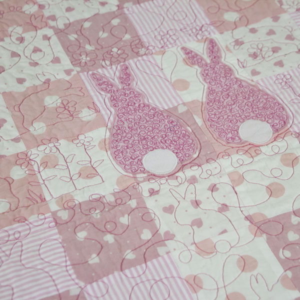 pink cot quilt
