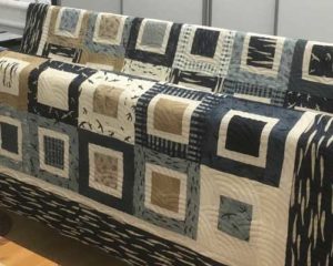 Customer Quilt with Baptist fan stitching