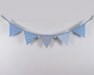 Rose and Hubble blue bunting