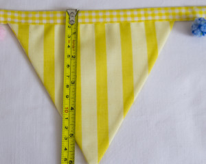 Sunny Day bunting flag length