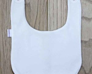 BB033 Coffee Button-up traditional bib back