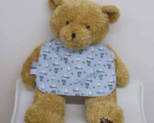 Blue-Rabbits-and-Owls-traditional-bib-happy-bunny-motif-BB013