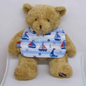 Blue-Red-Sailing-Print-traditional-bib-BB016