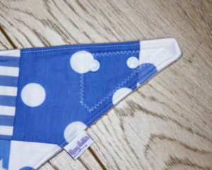Blue-patchwork-full-bandana-bib-corner-BB024