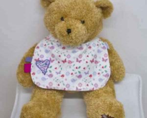 BB012 Butterflies and birds traditional bib