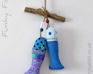 Funky fish in bright colours MFF3