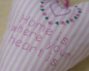 Home is where your heart is - heart front