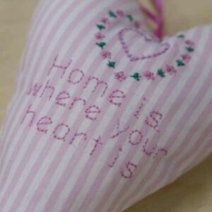 Home is where your heart is - heart front
