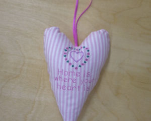 Home is where your heart is - heart front