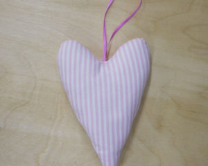 You are loved little one heart in pink back