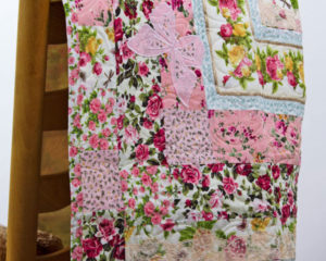 Vintage & Rose Butterfly Quilt