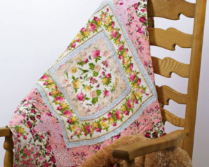 Vintage & Rose Butterfly Quilt
