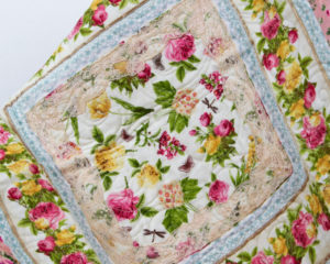 Vintage & Rose Butterfly Quilt
