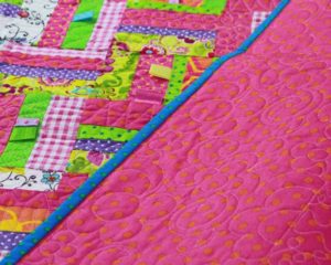 'It's Party Time' Quilt detail