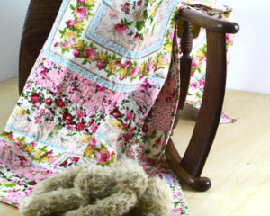 Vintage & Rose Butterfly Quilt