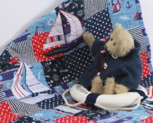 Bessie-admires-the-Gone-Sailing-boats