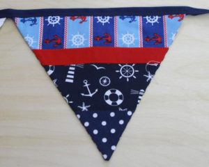 Nautical Bunting set 2 flag detail 7