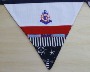 Nautical Bunting set 2 flag detail 6