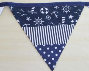 Nautical Bunting set 2 flag detail 3