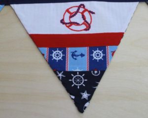 Nautical Bunting set 2 flag detail 2