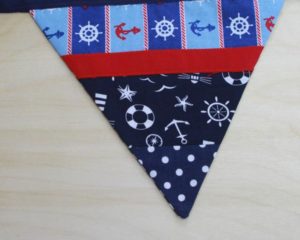 Nautical Bunting set 2 flag detail 1