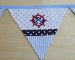 Sky Nautical Bunting Set 4 detail 6