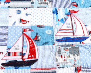 Gone Sailing-sky blue-detail 4