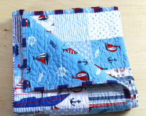 Gone Sailing-sky blue-flip back