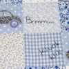 Riding-in-My-Car-patchwork-cot-quilt-close-up-detail-Q000102