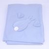 Runny-Babbits-fleece-blanket-blanket-stitch-edge-folded