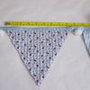 Rose and Hubble blue bunting flag width