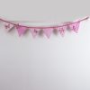 Flutterby Butterfly bunting in pink