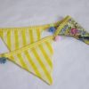 Sunny Day bunting showing reverse