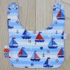 BB016 Blue Sailing traditional bib front