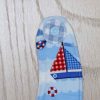 BB016 Blue Sailing traditional bib reinforced popper