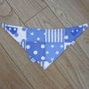 Blue-patchwork-full-bandana-bib-front-BB029