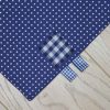 Blue-polka-dot-full-bandana-bib-blue-gingham-patch-detail-BB031