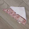 Peach-rabbits-and-owls-full-bandana-bib-pink-patch-folded-BB021.