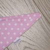 Pink-polka-dot-full-bandana-bib-cerise-patch-corner-BB018