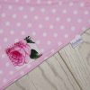 Pink-polka-dot-full-bandana-bib-cerise-patch-detail-patch-BB018