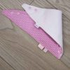 Pink-polka-dot-full-bandana-bib-cerise-patch-folded-BB018