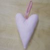 Love Heart single rose in pink back