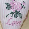 Love Heart single rose in pink close-up2