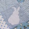 'It's Raining Rabbits' Quilt-rabbit detail